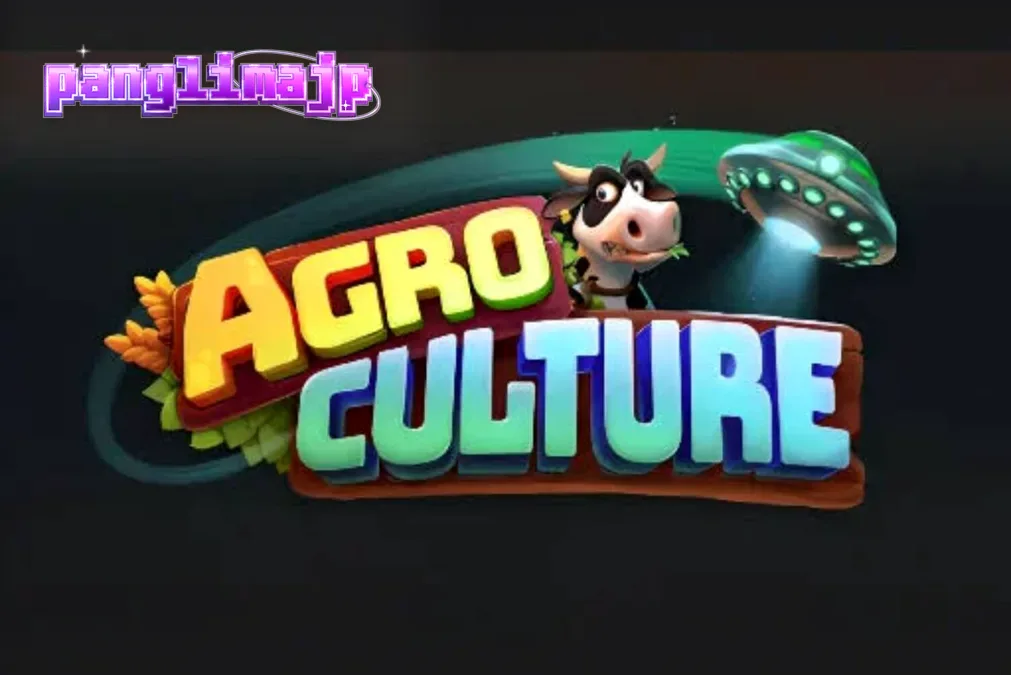 Tampilan visual slot AgroCulture dengan tema peternakan dan alien